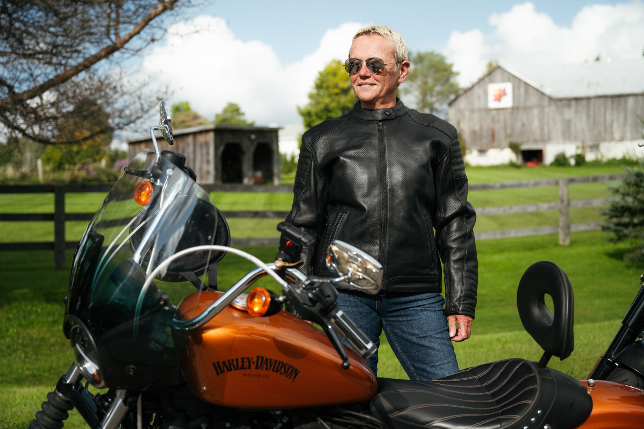 Women's Black Hills Perforated Leather Jacket