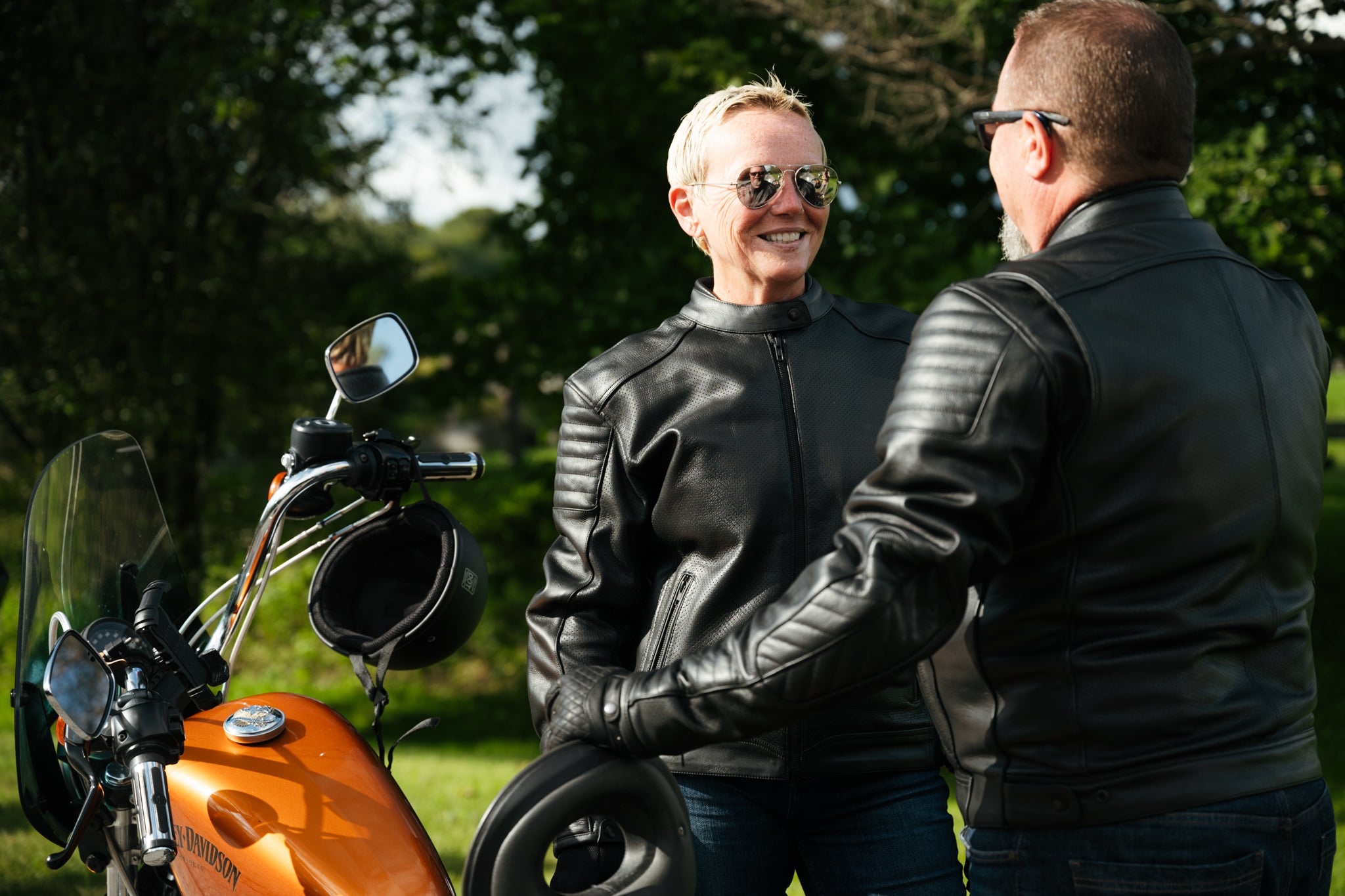 Gryphon Women's Black Hills Perforated Leather Motorcycle Jacket