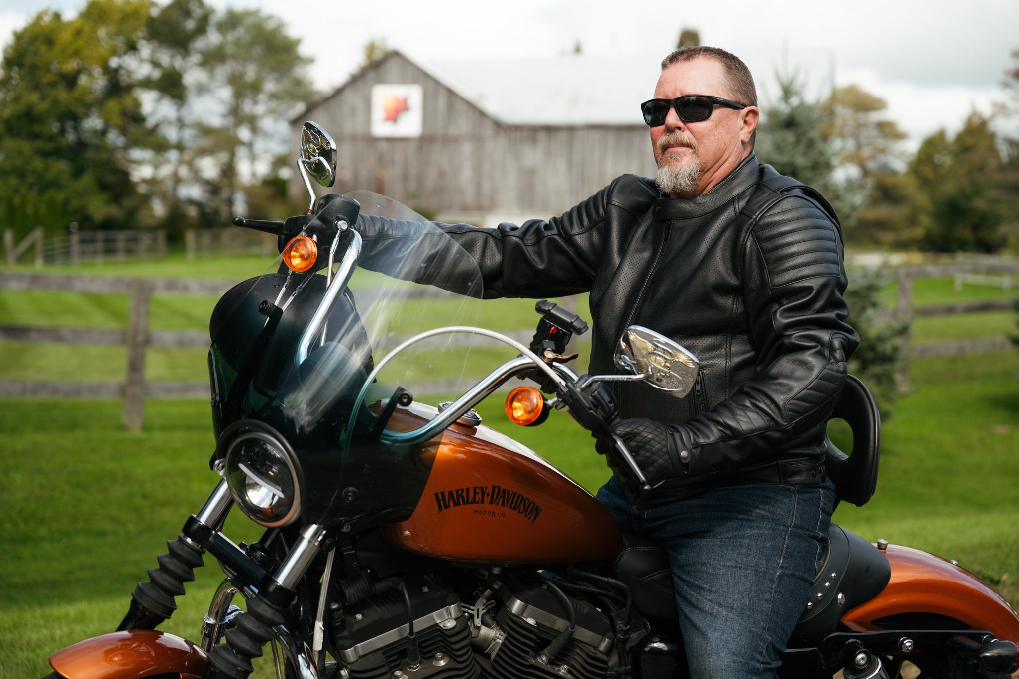 Men's Black Hills Perforated Leather Jacket