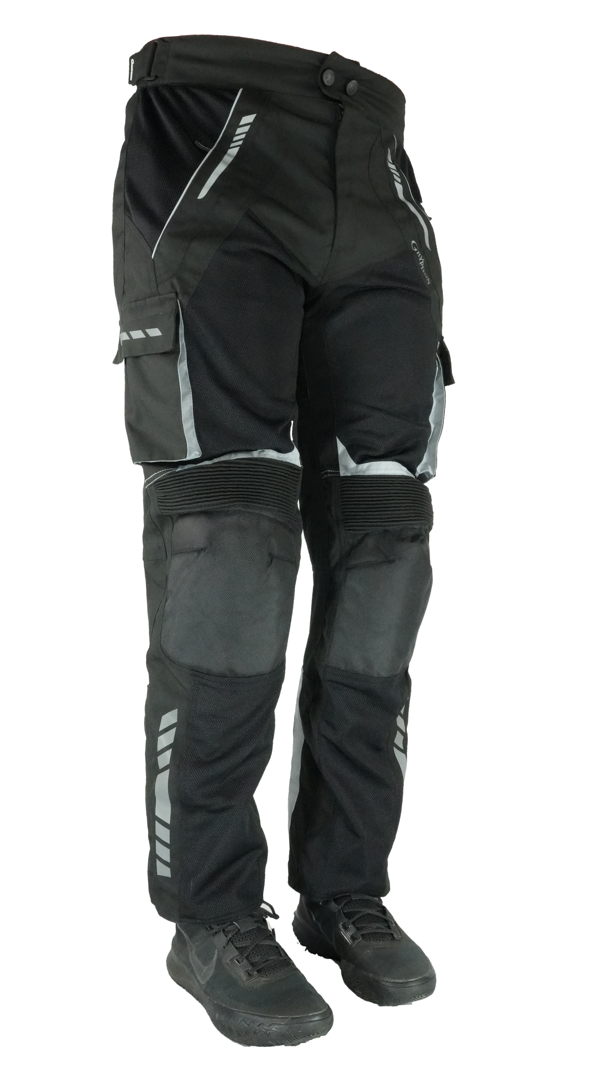  Motorrad AirFlow 3 パンツ サイズ48 メッシュパンツ Mens_Hi_Flo_Black_Front_Side_2