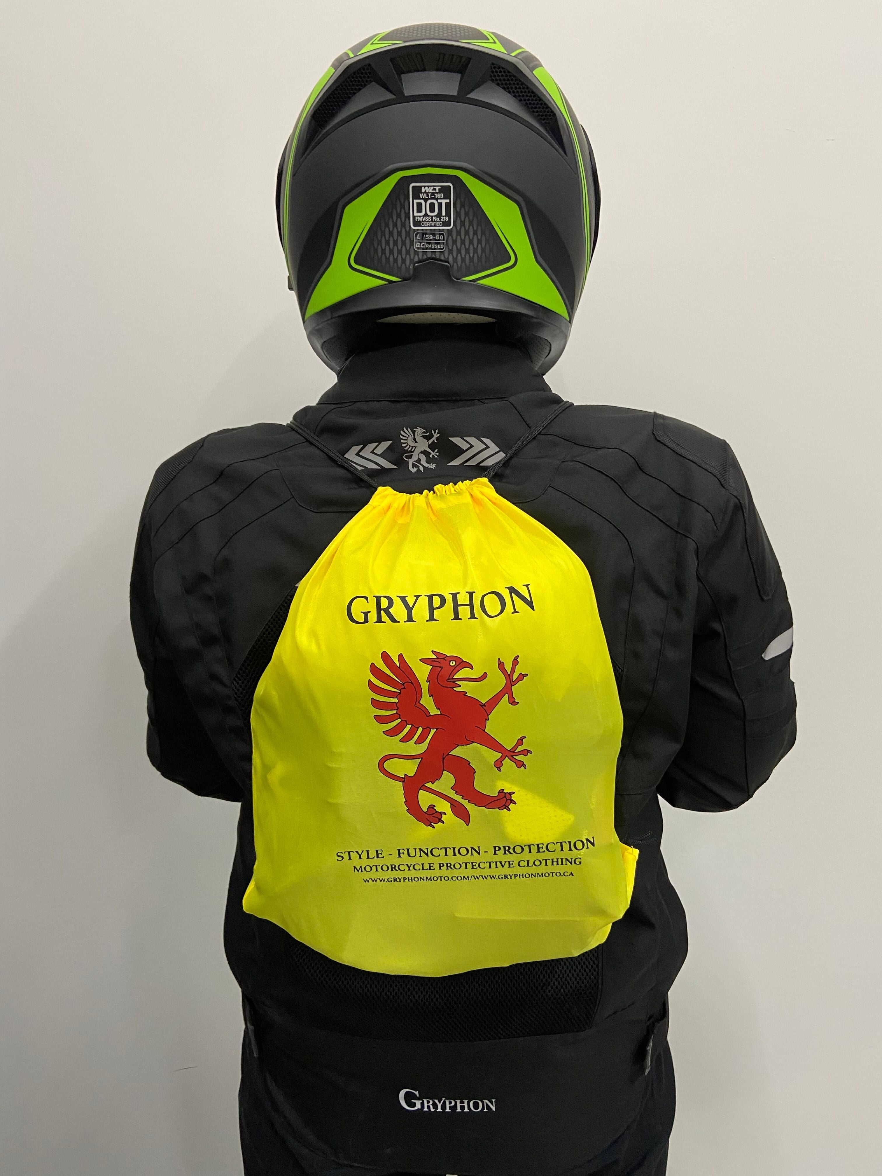 Gryphon Logo Drawstring Backpack
