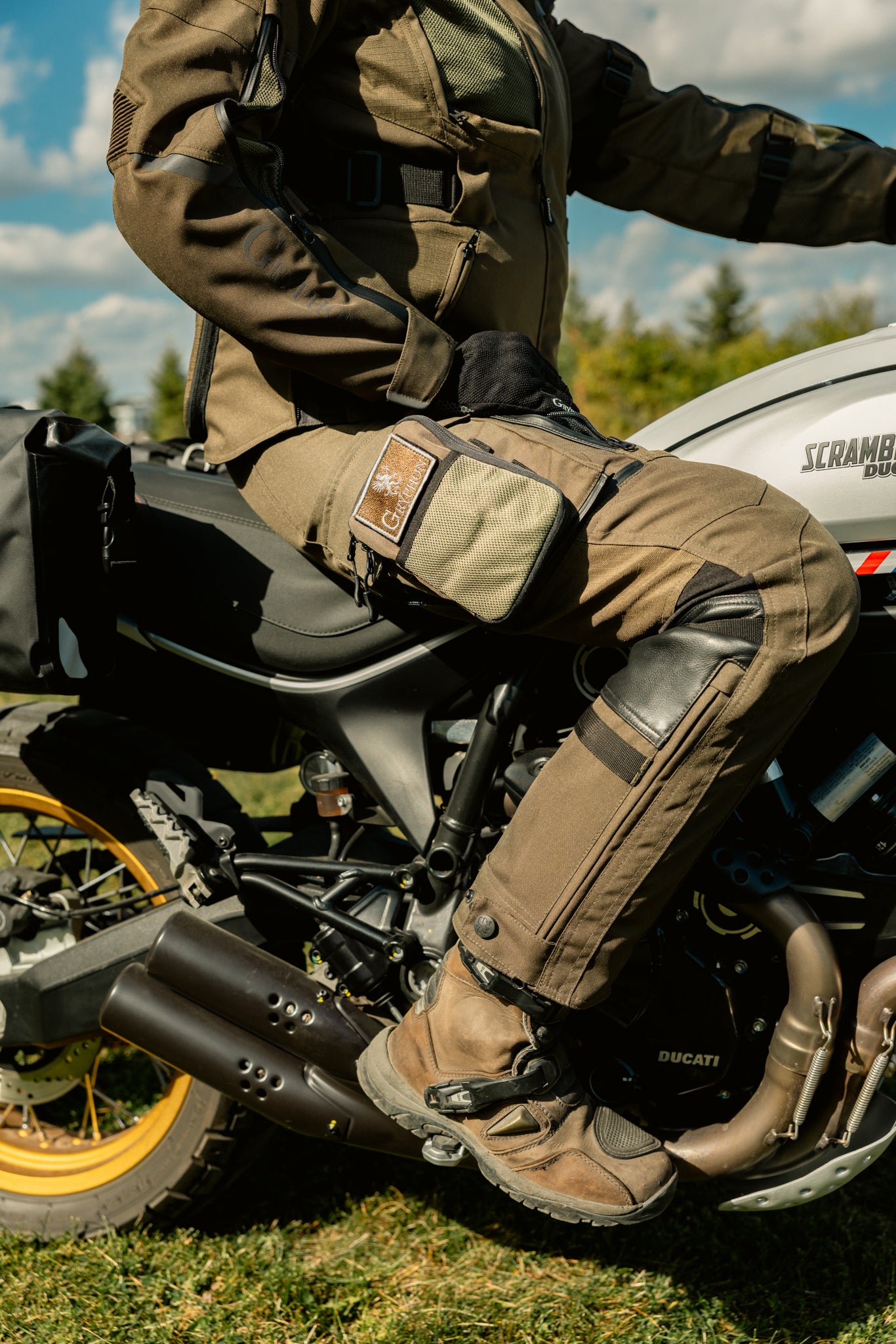 Women's Single Track ADV Waterproof Motorcycle Pants