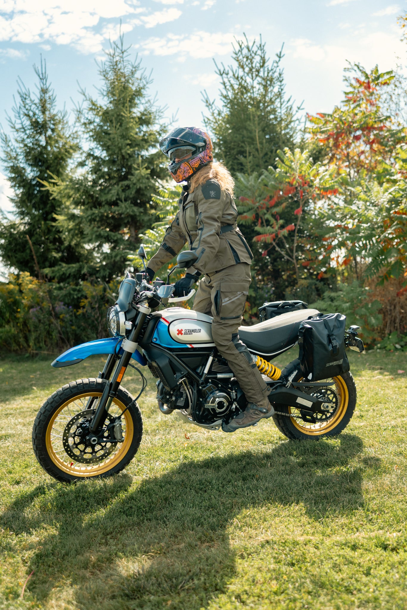 Women's Single Track ADV Waterproof Motorcycle Pants