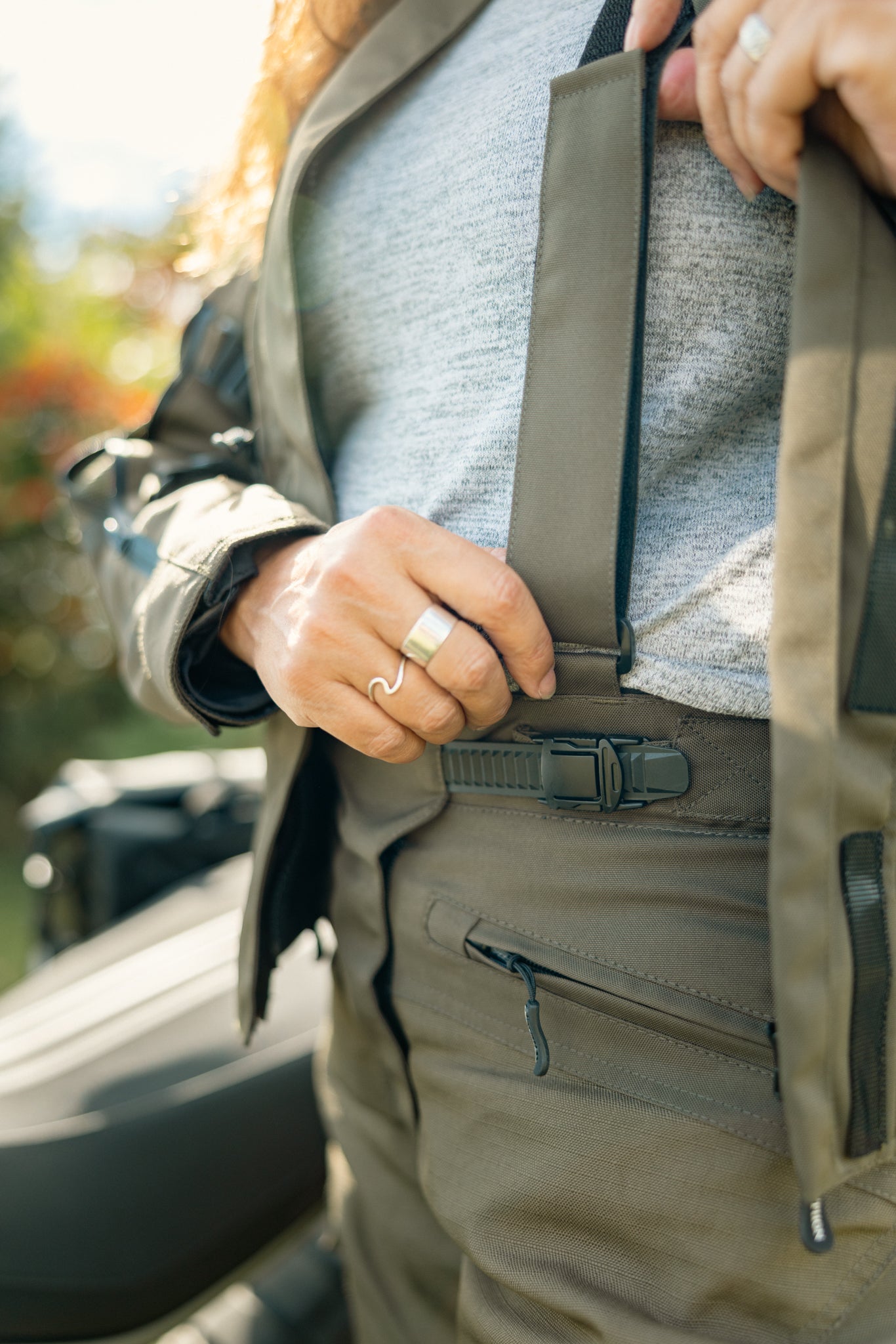 Women's Single Track ADV Waterproof Motorcycle Pants