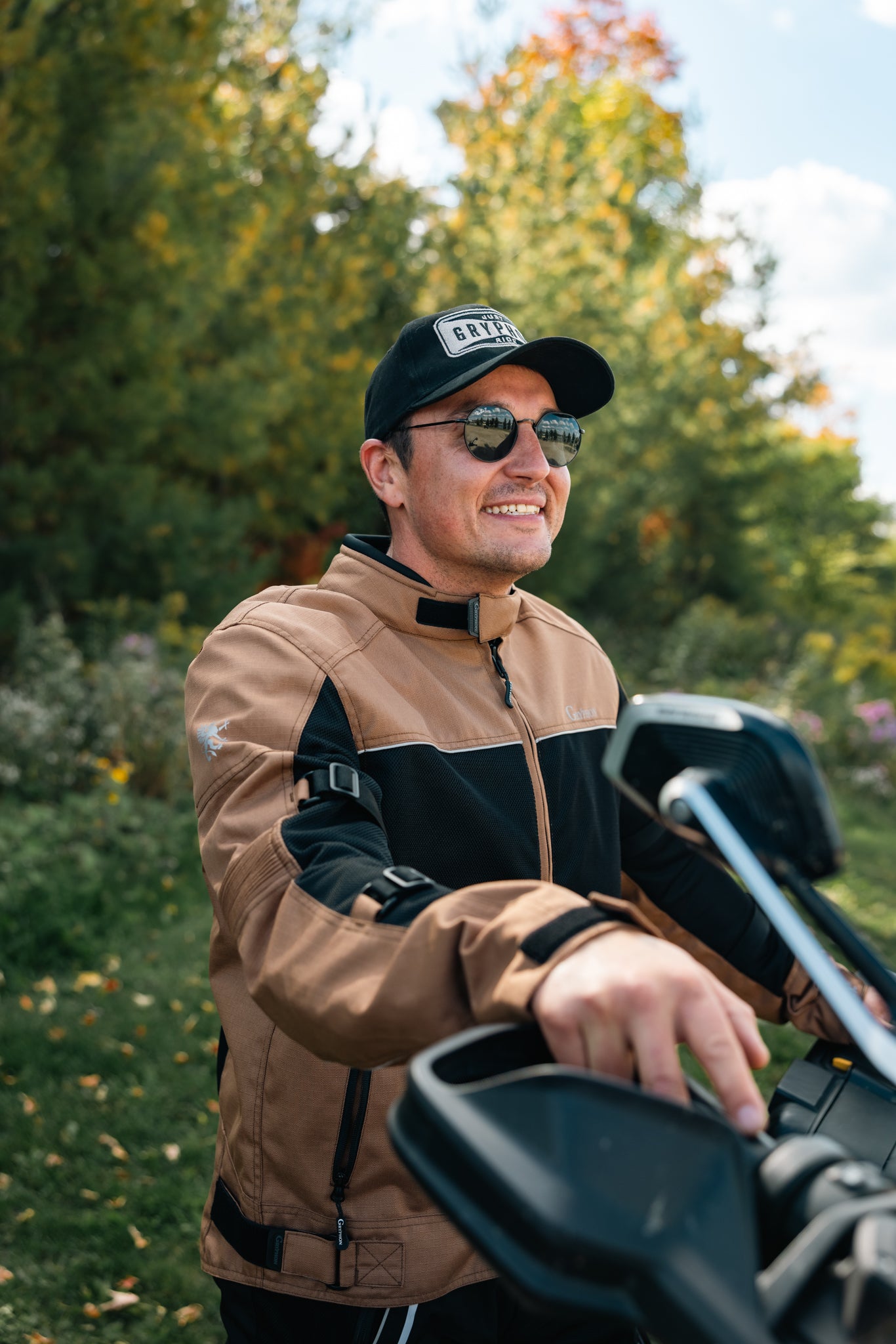 RIP&REPAIR 迷彩ジャケット GUARD ON DUTY Gryphon Men's Breeze 2 Mesh Motorcycle Jacket