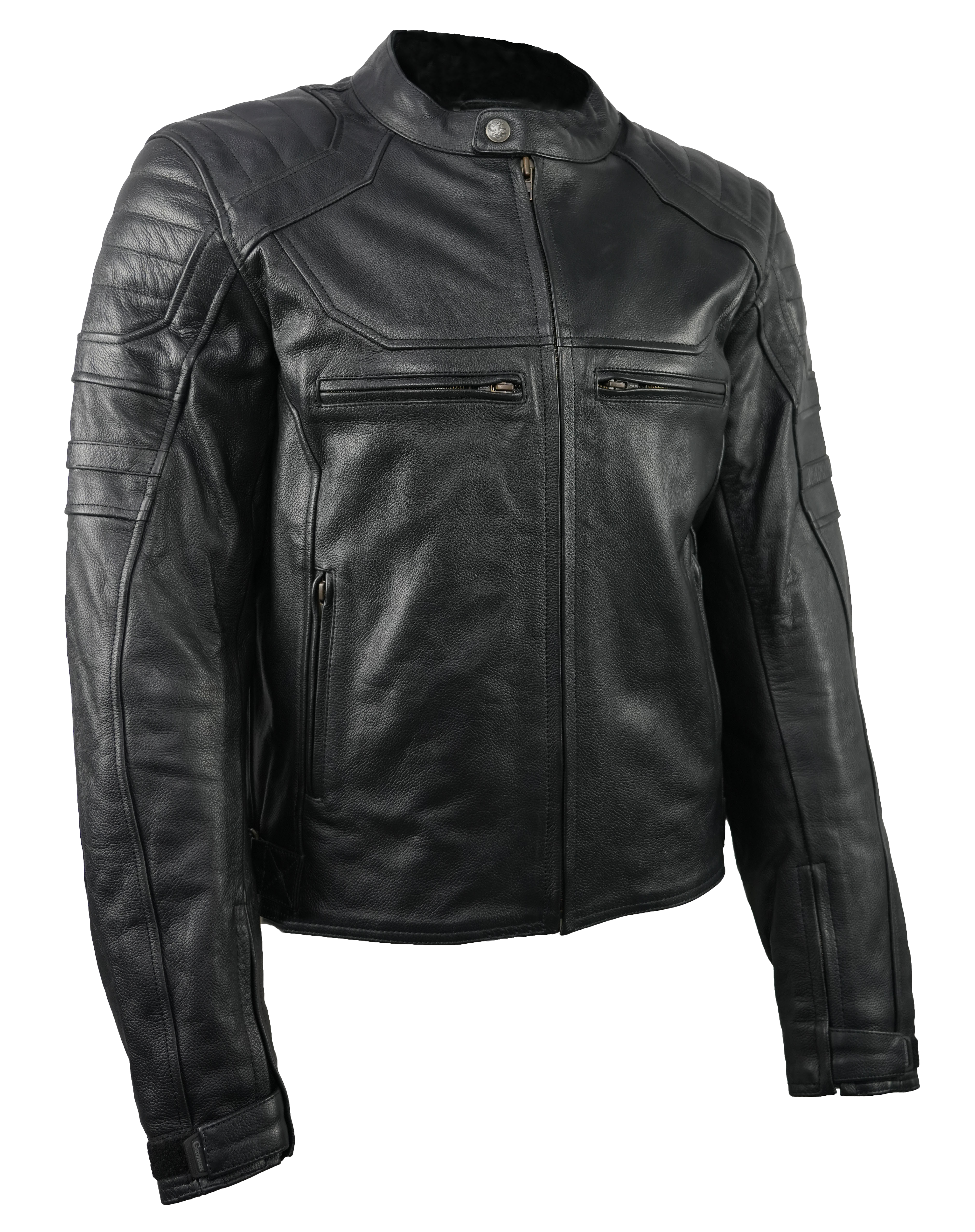  Motorrad BLACK LEATHER 本革 シングルライダース Milwaukee Leather SH1011 Men's Classic Brando Premium Leather